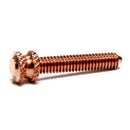 Double knurled short contact screw TL 1.06"