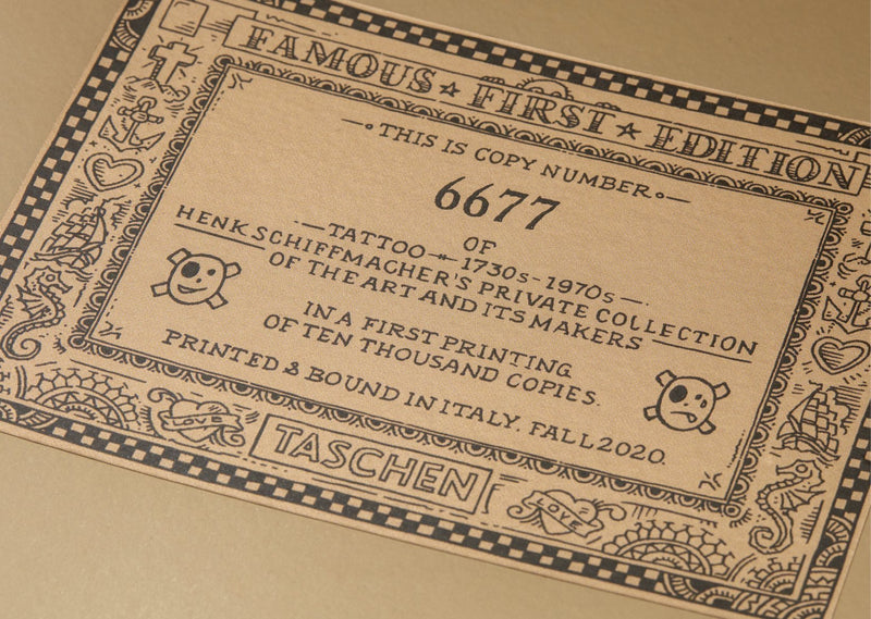 TATUAJE. Década de 1730-1970. Colección privada de Henk Schiffmacher. 40ª edición.