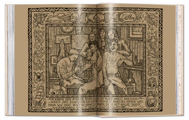 TATUAJE. Década de 1730-1970. Colección privada de Henk Schiffmacher. 40ª edición.