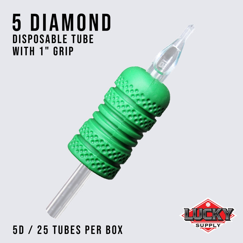 V1 Diamond Clear Disposable Tubes