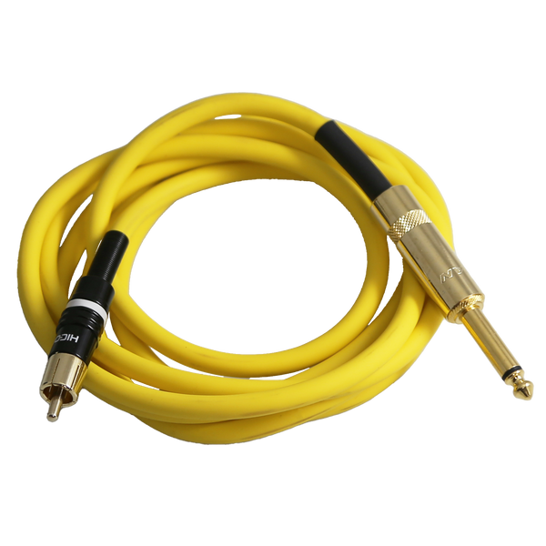 Amarillo Clip Cord de Cable RCA Extra Fuerte por Hardcraft Co.