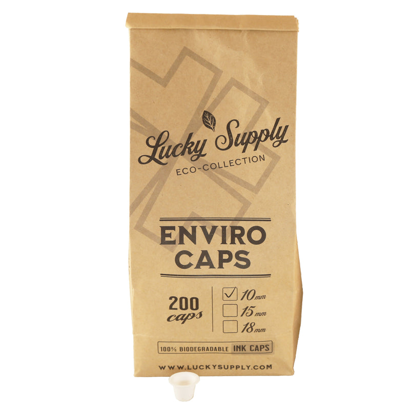 Caps Biodegradables Enviro - Caps de Papel para Tinta por Lucky Supply