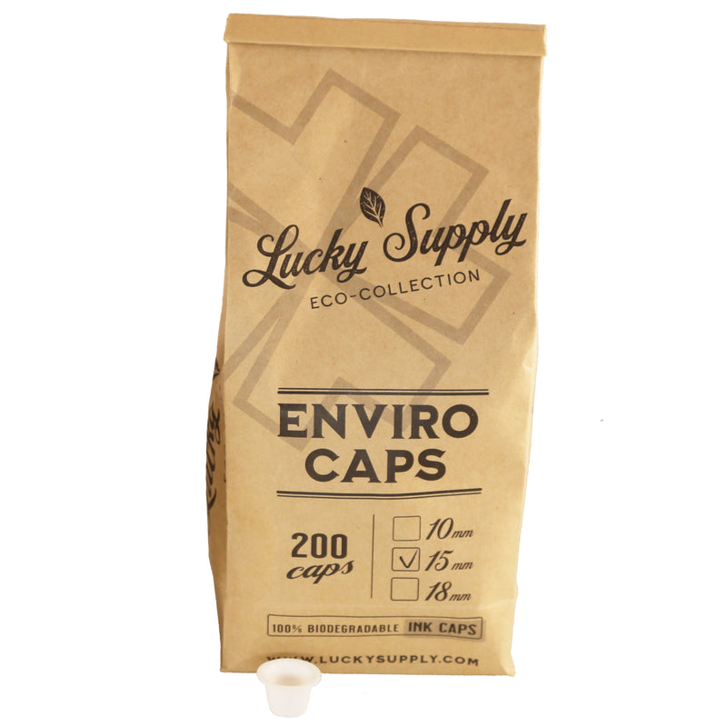 Caps Biodegradables Enviro - Caps de Papel para Tinta por Lucky Supply