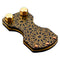 Nazari Pattern Brass Foot Switch and Clip Cord by Hardcraft Co.