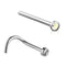 18g Stainless Steel Jeweled Nose Stud