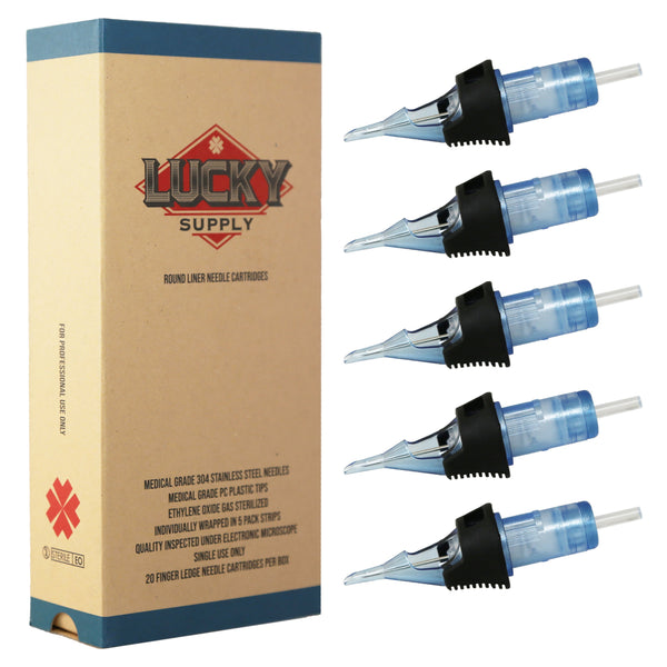 Lucky Supply V2 Needle Cartridges - Hollow Round Liners