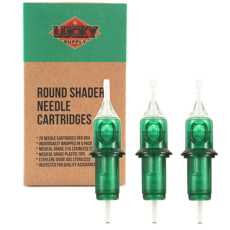Hollow Round Shader Needle Cartridges by Lucky Supply