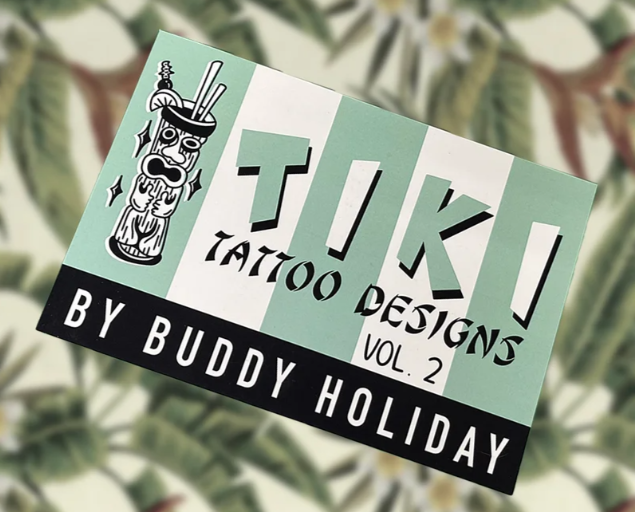 Libro "Tiki Tattoo Designs" por Buddy Holiday