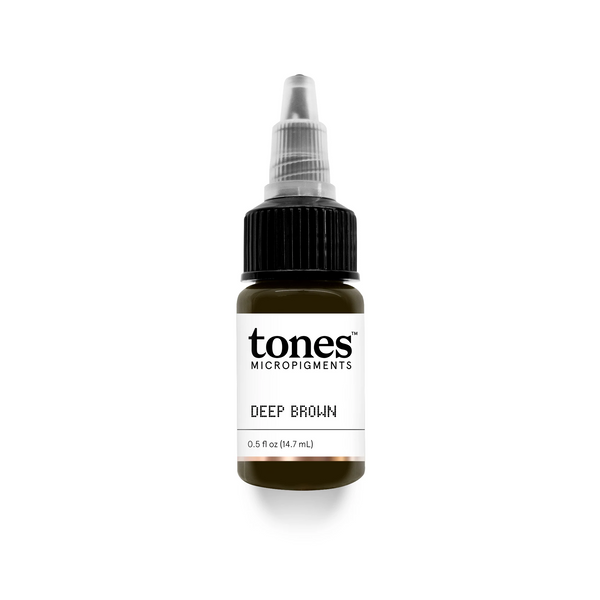 Tones Micropigments - Deep Brown PMU Pigment 0.5oz