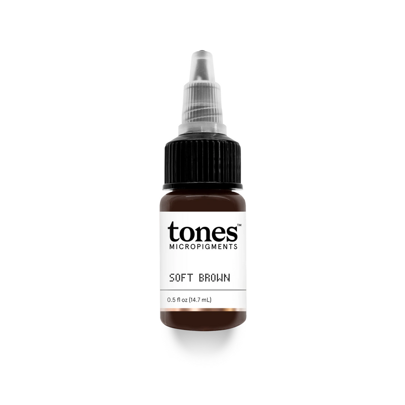 Tones Micropigments - Soft Brown PMU Pigment 0.5oz