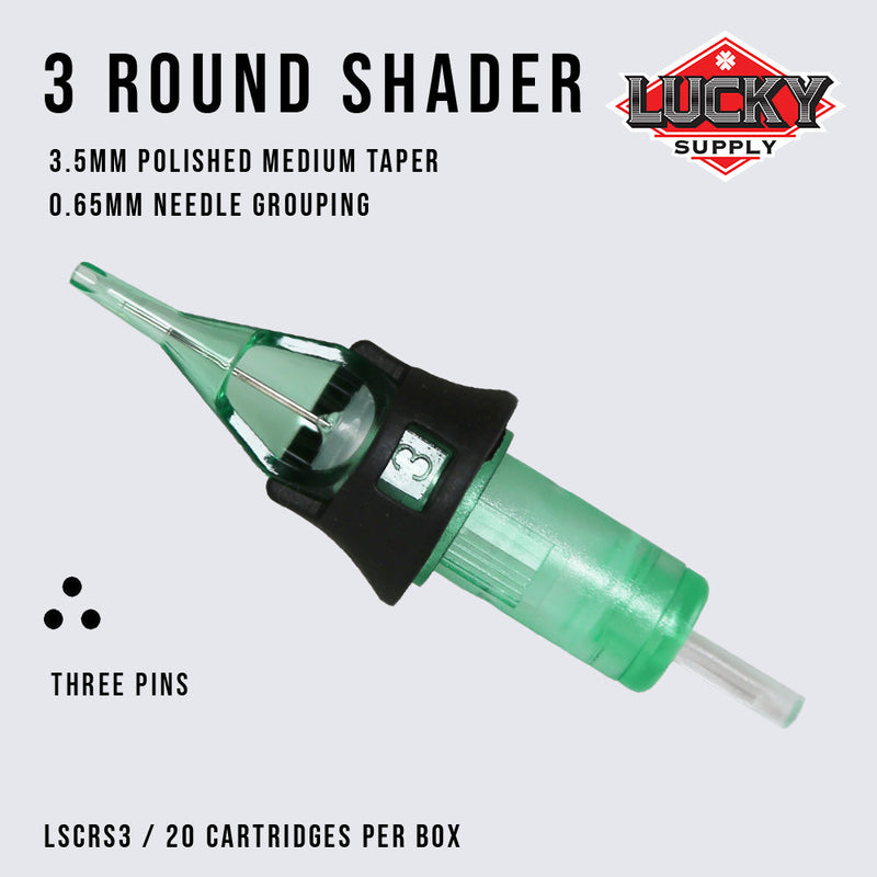 Lucky Supply V2 Needle Cartridges - Round Shaders
