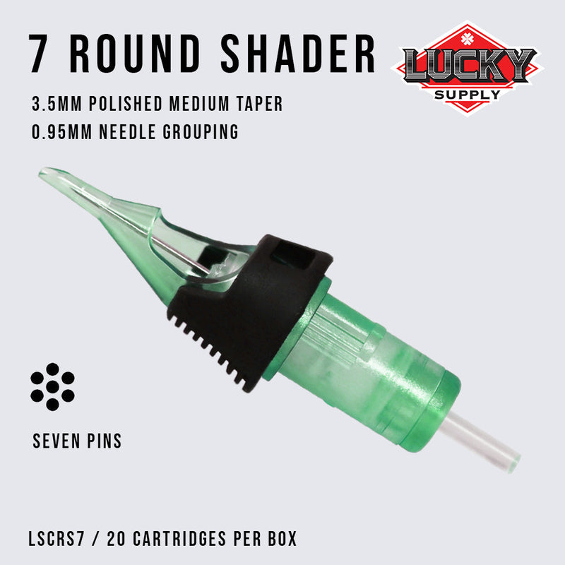 Lucky Supply V2 Needle Cartridges - Round Shaders