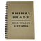 Animal Heads Book by Mike Wilson and Bert Krak