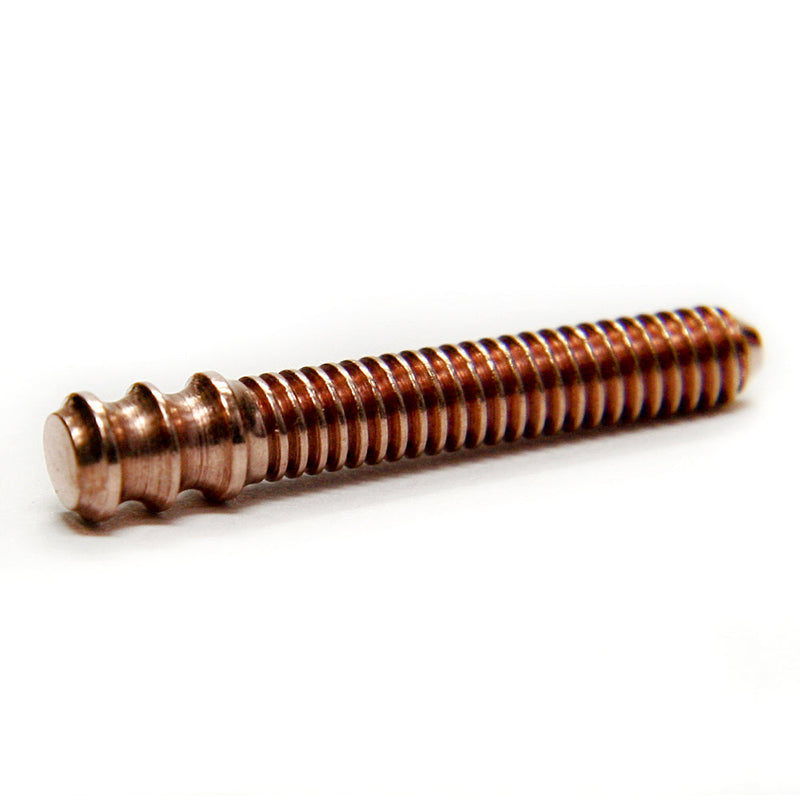 Custom copper contact screw three bevel - TL 1.10 inch