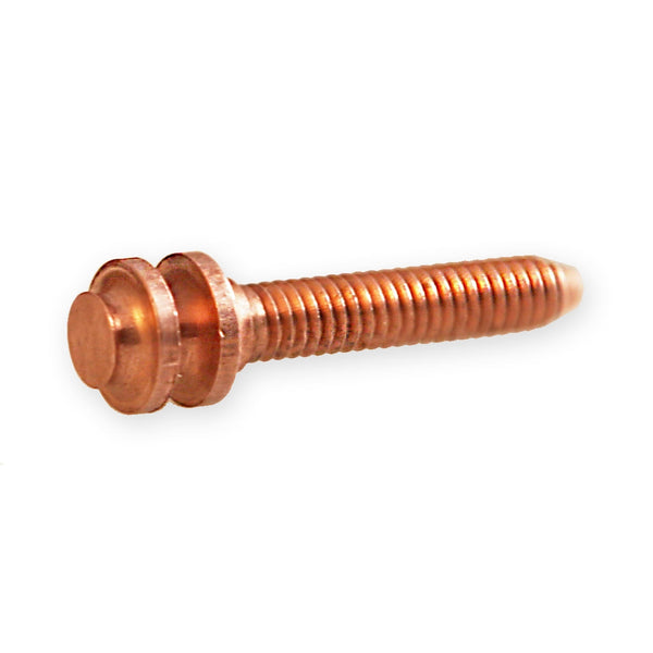 Dual Beveled Copper Contact Screw - 1.14" Total Length