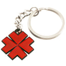 Lucky Supply Red Clover Key Chain