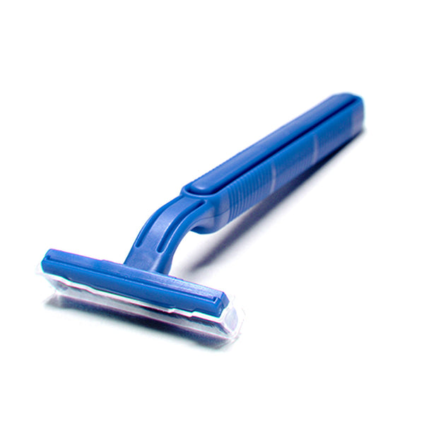 Blue Disposable razor